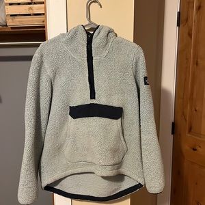 The North Face half zipup sherpa